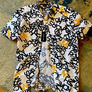 NWT Short Sleeve MK (Michael Kors) Button Up